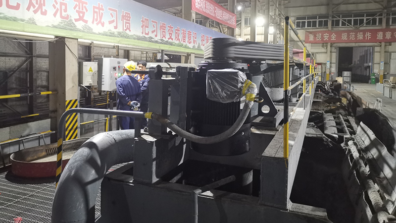 力久永磁電機在某黃金礦業(yè)公司浮選機上改造應用